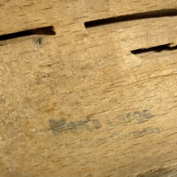 Vintage Wooden Shoe Tree Stretcher Adjustable Spring Handle Mens Large Germany - Picture 6 of 6